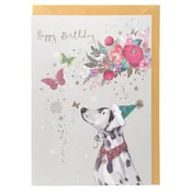 Viter cestitka hb flowers 12x17cm ( SL557_3 )