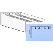 Sense Home aluminijumska plafonska garnišna 261681