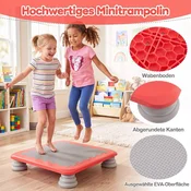 Northix Otroški mini trampolin, 25,5 palcev, nedrseč, rdeč