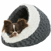 TRIXIE Kaline Cuddly Cave Kucica za macke Sivo-krem