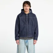Jakna Calvin Klein Jeans Denim Zip Front Hood Jacket Blue S