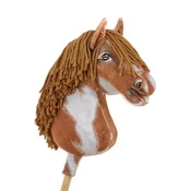 BB Hobi konj Velik Premium palicasti konj - Piebald Tobiano z rjavo grivo A3