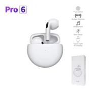 Bluetooth slusalice AirPhones Pro 6 HQ bele