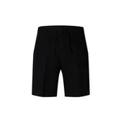 Selected Noos Regular-Leroy Linen Shorts - Black Črna