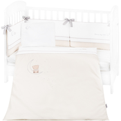 Set za spavanje za bebe KikkaBoo Dream Big - 6 dijelova, bež, 70 x 140 cm