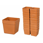 eoshop KAKTUS lahek plastični cvetlični lonec 4x4cm 20ks