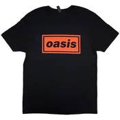 Oasis Definitely Maybe AAA Pass Back Print Majica s kratkimi rokavi Black M