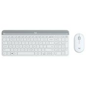 LOGITECH Slim Wireless Keyboard and Mouse Combo MK470 - OFFWHITE - US INTNL - INTNL 920-009205