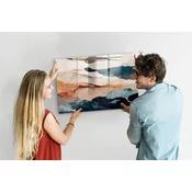 tulup.si Magnetna steklena tabla Krajinska abstrakcija 90x60 cm