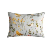 Prevleka za vzglavnik iz mikrovlaken SPRING BIRDS 70x90 cm, barvna