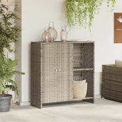Ormaric za pohranu Svijetlo siva 100 x 36 x 102 cm Ratan