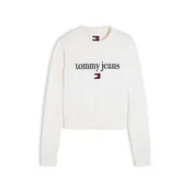 Tommy Jeans Pulover ESSENTIAL mornarska/rdeča/bela
