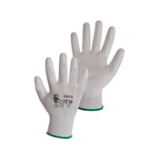 Obložene rukavice BRITA, bijele, velicina 09