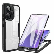 Hibridni Full body ovitek Techsuit ColorVerse 360 za Xiaomi Redmi Note 13 Pro Plus 5G - black
