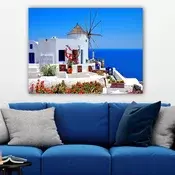 Wallity Dekorativna slika na platnu, 70x100cm, Šarena