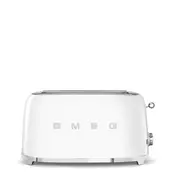 SMEG toaster s 4 režami 50'Style White TSF02WHEU