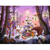 Ravensburger - Puzzle Božič v gozdu - 2 000 kosov
