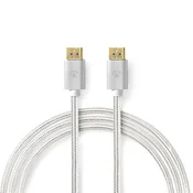DisplayPort Kabel | 8K@60Hz | 2.0 m | Pleteni | Box Pack | NEDIS