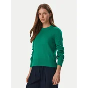 Tommy Hilfiger Pulover WW0WW52298 Zelena Regular Fit