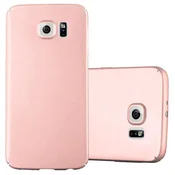 Cadorabo CADORABO CASE, združljiv s Samsungom v kovinskem rosă ‰ Gold - Hard Case zaščitni pokrov v kovinskem videzu proti praskam in udarcem, (20564772)