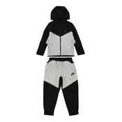 Nike Sportswear Trenirka za tek TECH FLEECE svetlo siva/črna