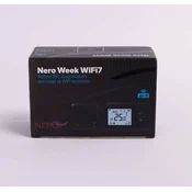 Nero Sobni bežicni programabilni termostat WL7-RF, Wifi, Crni