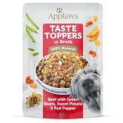 Kapsica Applaws Dog Taste Toppers u juhi govedina, grah, batat i paprika 85 g
