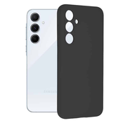 Techsuit Soft Edge silikonska maska za Samsung Galaxy A55 5G črna