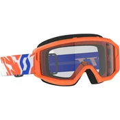 Djecje motocross naocale SCOTT Primal Youth narancaste s prozirnim pleksiglasom