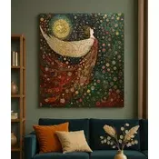 Wallity Dekorativna slika na platnu, 70x100cm, Šarena