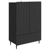 Kreveta s ladicama Crna 66 x 34,5 x 97 cm Konstruirano drvo