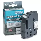 Replika kasete BROTHER TZe335, 12 mm x 8 m, crna pozadina s bijelim slovima IK