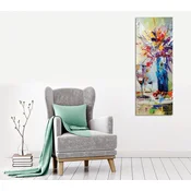 Wallity Dekorativna slika na platnu, 30x80cm, Šarena