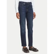 Tommy Hilfiger Jeans hlače Harlow WW0WW52184 Mornarsko modra Slim Fit