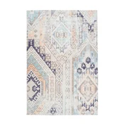 Kayoom RAVNO TKANA PREPROGA Indiana 200 Multi / Blau   120/170 cm  tkano modra, večbarvno