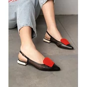 Invento Ženske kožne sandale 741 216 PAR10, Crne