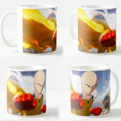 Keramicka šolja One Punch Man, 330ml. Višebojna