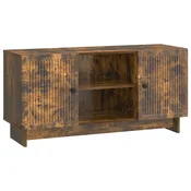 Vidaxl TV omarica 102 x 34,5 x 50 cm Dimljen hrast Inženirski les