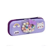 Astra Torbica za svinčnike iz pene 3D EVA AstraBAG KITTY, sivka, 503025059
