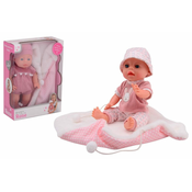 Johntoy Lutka Baby Rose deluxe 35 cm