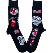 The Rolling Stones Nogavice Logos Black 40-45