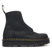 Škornji Dr. Martens Zebzag Laceless Black Wyoming DM42653001 Črna
