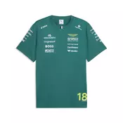 PUMA x ASTON MARTIN ARAMCO F1Â® TEAM Replica Stroll Tee Unisex, Motorsport, Green Lux, 3XL