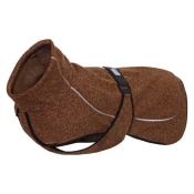 RUKKA PETS Flis jakna za pse Comfy Knit rjava 30