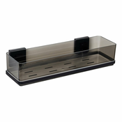 WENKO 71446800 - Polica VACUUM-LOC QUADRO ED 38,5x14,5 cm črna