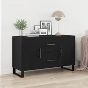 vidaXL vidaXL Stranski kabinet Črna Hrast 100x36x60 cm Izdelano iz lesa, (22016010)