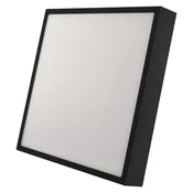 LED svetilo nadometno NEXXO, kvadratno, črno, 28,5W, nastavljiva CCT