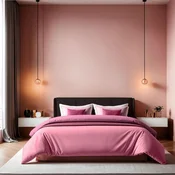 Tonne Rosse - Pokrivac za krevet Dusty Rose Ranforce 135 x 200 cm