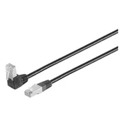 Omrežni kabel UTP CAT6 3M črn 1 x 90st. PVC