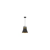 Luster na kablu TAO 1xE27/60W/230V, precnik 25 cm, crne boje